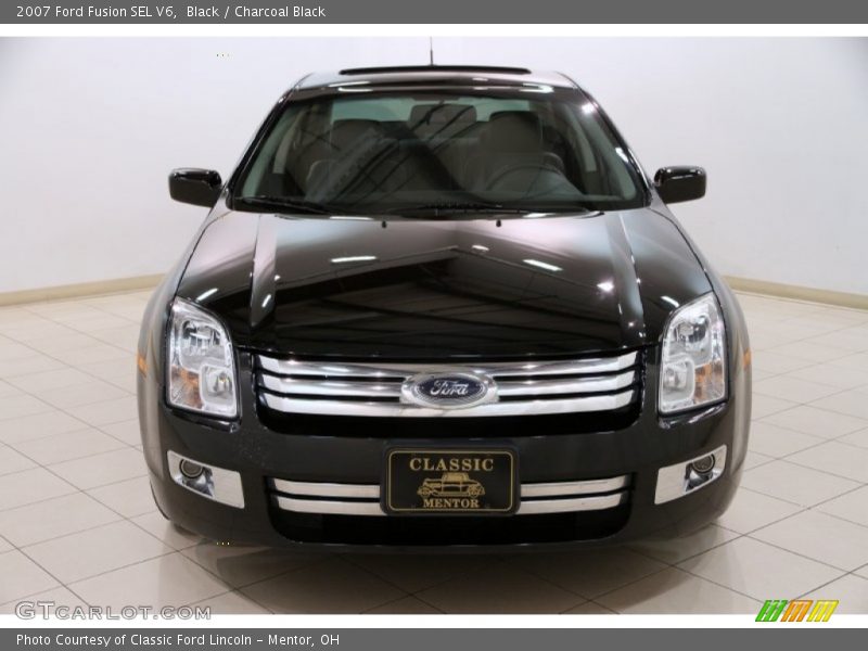 Black / Charcoal Black 2007 Ford Fusion SEL V6