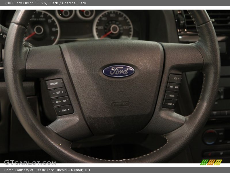 Black / Charcoal Black 2007 Ford Fusion SEL V6