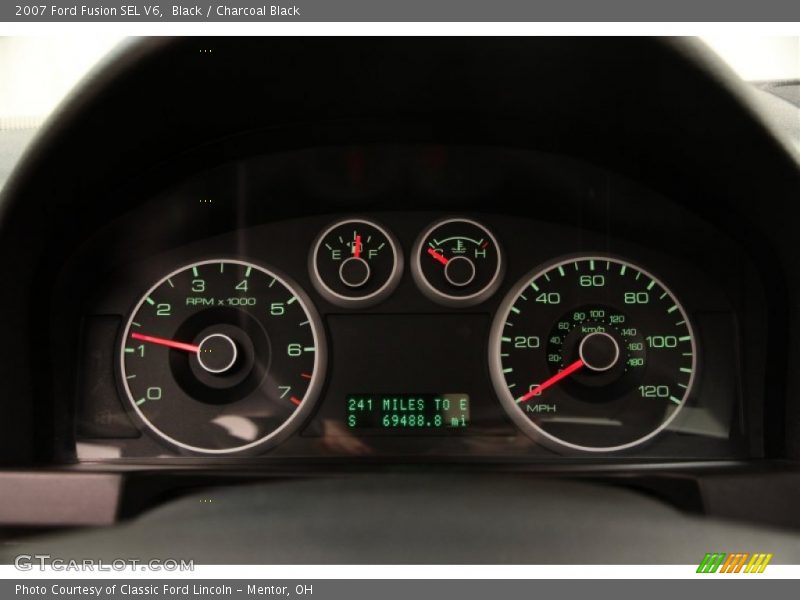 Black / Charcoal Black 2007 Ford Fusion SEL V6