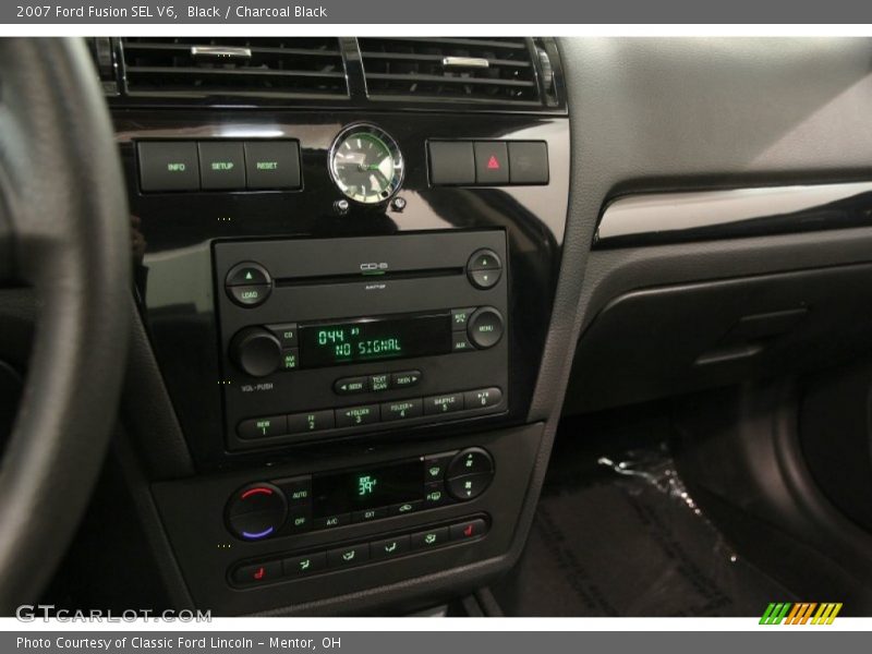 Black / Charcoal Black 2007 Ford Fusion SEL V6