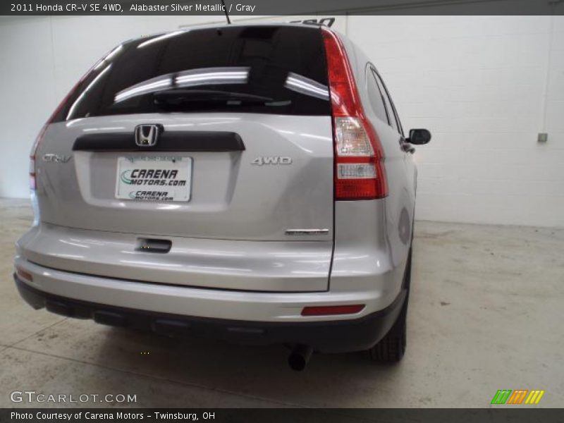 Alabaster Silver Metallic / Gray 2011 Honda CR-V SE 4WD