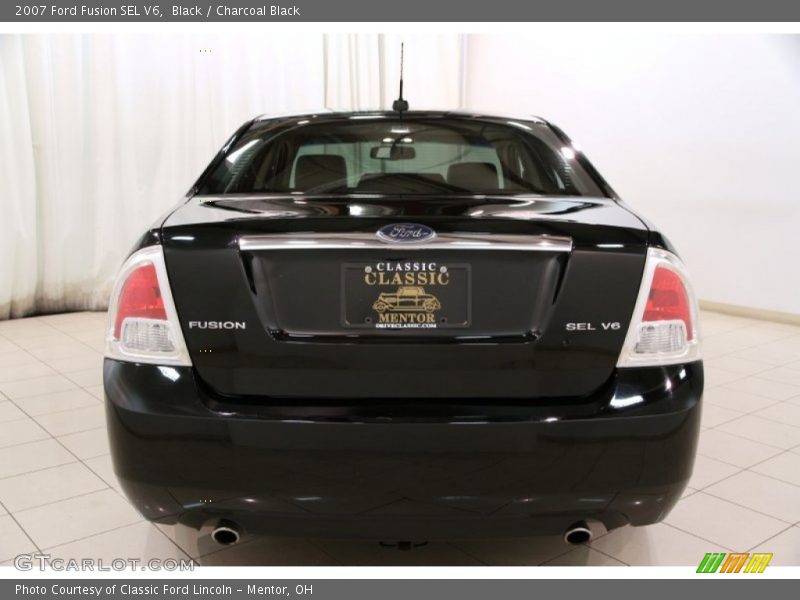 Black / Charcoal Black 2007 Ford Fusion SEL V6