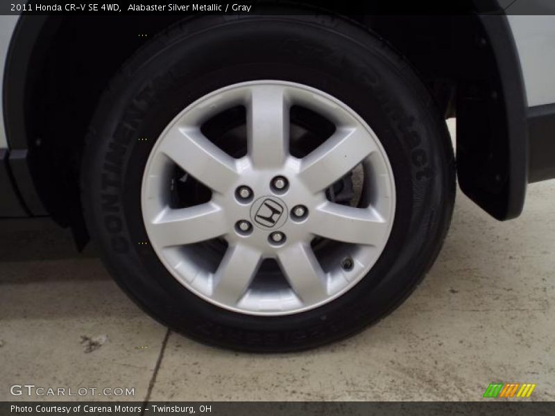 Alabaster Silver Metallic / Gray 2011 Honda CR-V SE 4WD