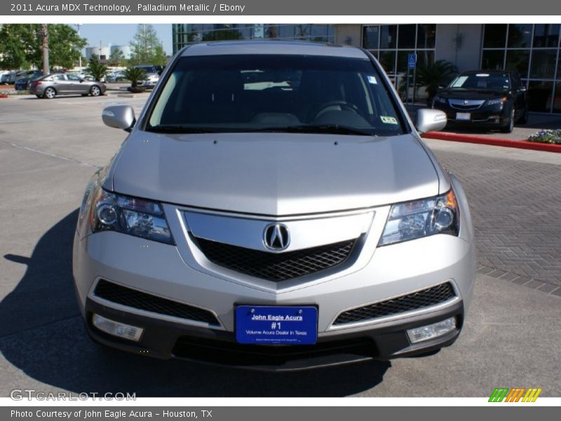 Palladium Metallic / Ebony 2011 Acura MDX Technology