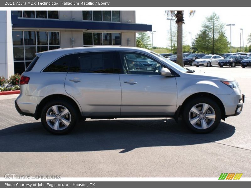 Palladium Metallic / Ebony 2011 Acura MDX Technology