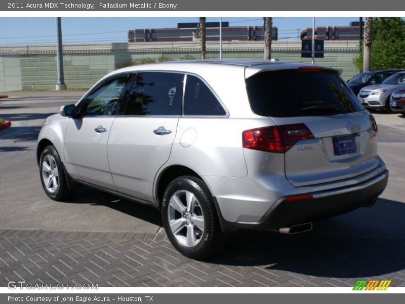 Palladium Metallic / Ebony 2011 Acura MDX Technology