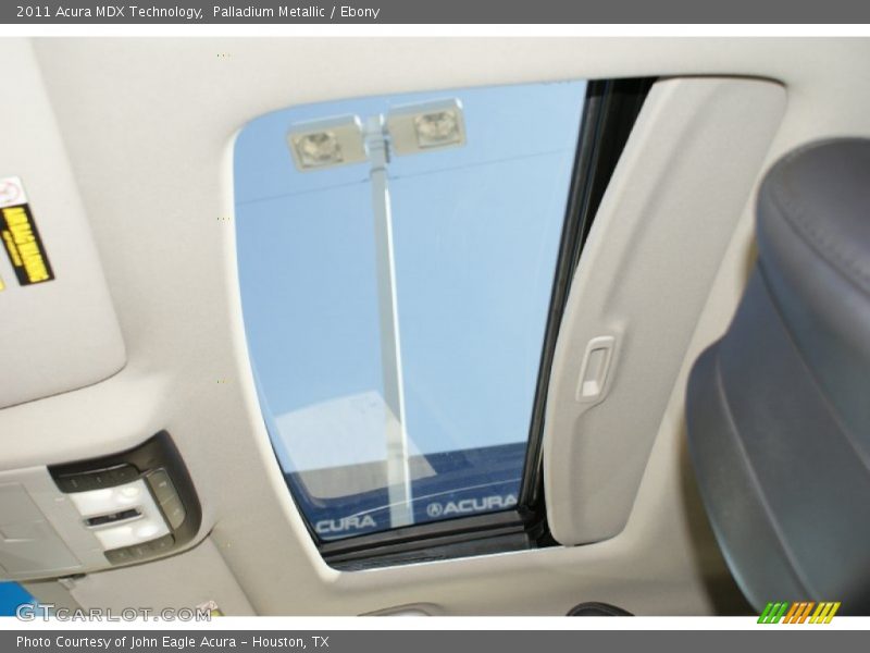 Palladium Metallic / Ebony 2011 Acura MDX Technology