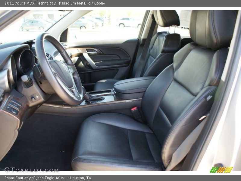 Palladium Metallic / Ebony 2011 Acura MDX Technology