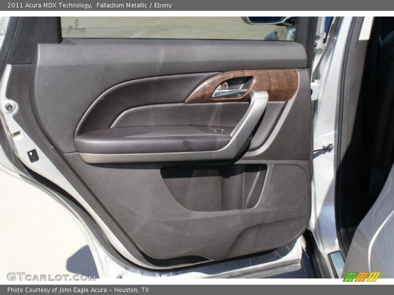 Palladium Metallic / Ebony 2011 Acura MDX Technology