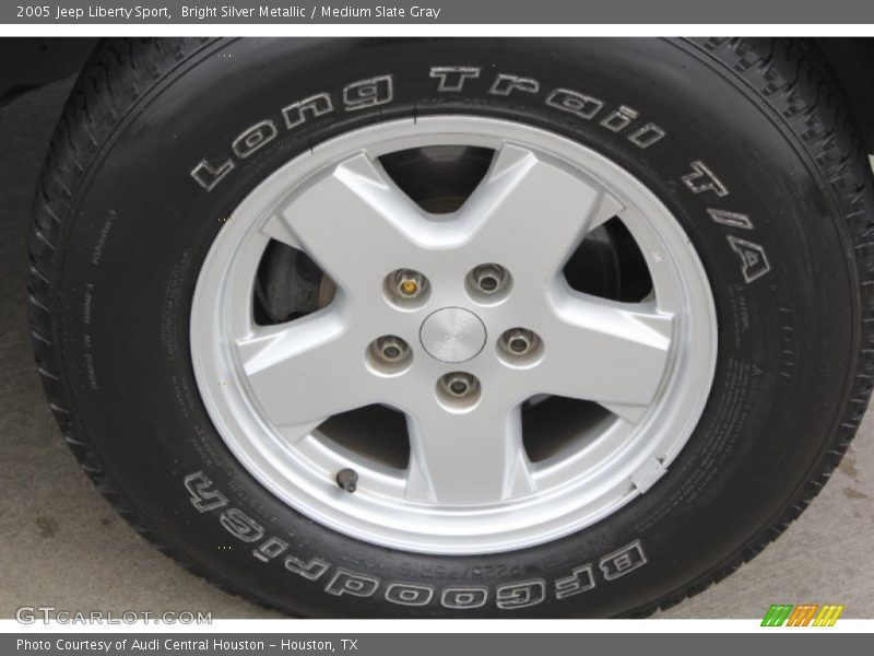 Bright Silver Metallic / Medium Slate Gray 2005 Jeep Liberty Sport