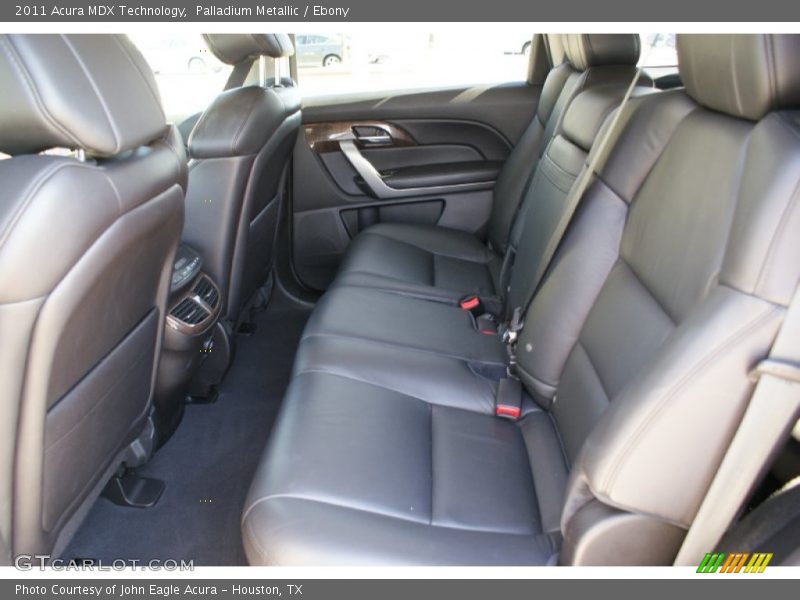 Palladium Metallic / Ebony 2011 Acura MDX Technology