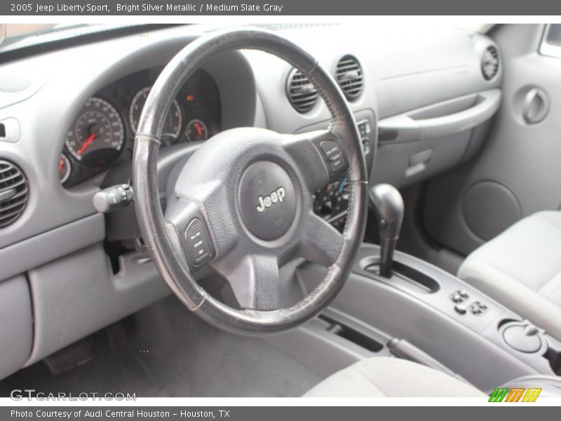 Bright Silver Metallic / Medium Slate Gray 2005 Jeep Liberty Sport