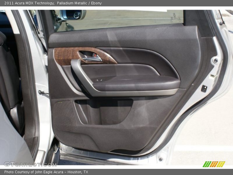 Palladium Metallic / Ebony 2011 Acura MDX Technology