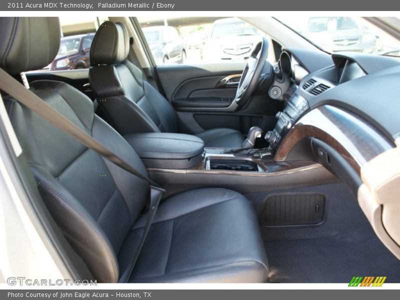 Palladium Metallic / Ebony 2011 Acura MDX Technology