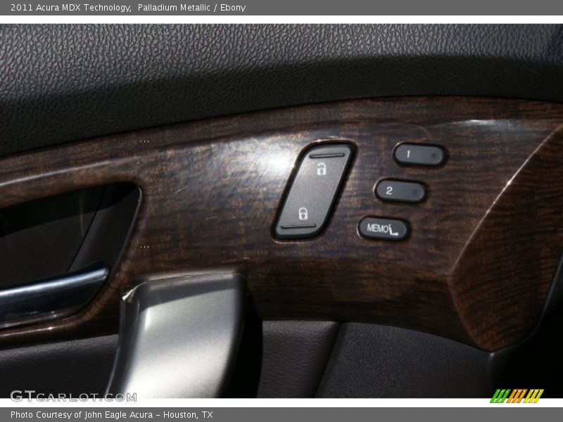 Palladium Metallic / Ebony 2011 Acura MDX Technology