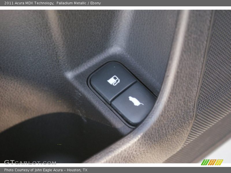 Palladium Metallic / Ebony 2011 Acura MDX Technology
