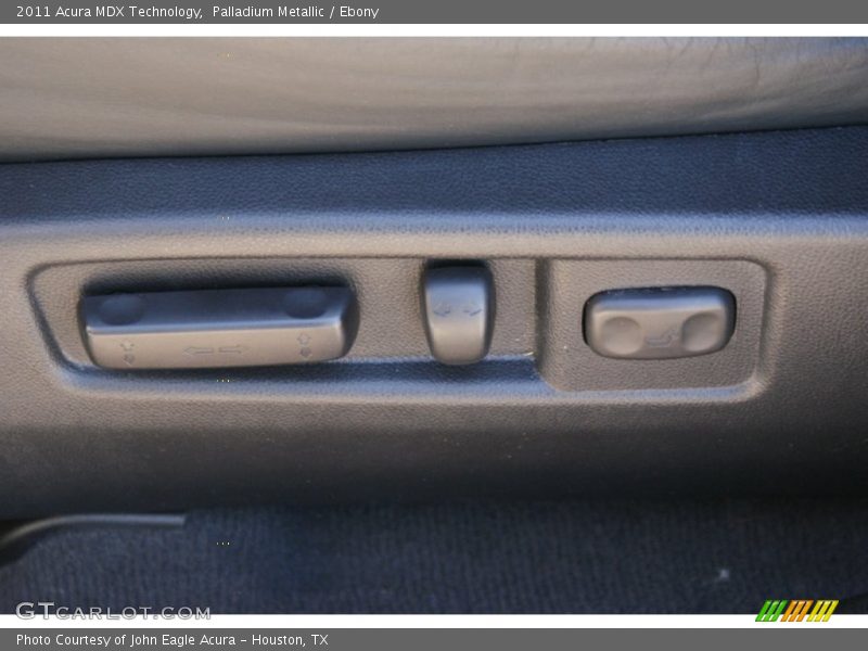 Palladium Metallic / Ebony 2011 Acura MDX Technology
