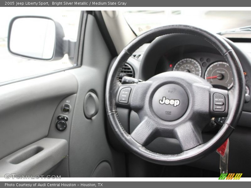 Bright Silver Metallic / Medium Slate Gray 2005 Jeep Liberty Sport