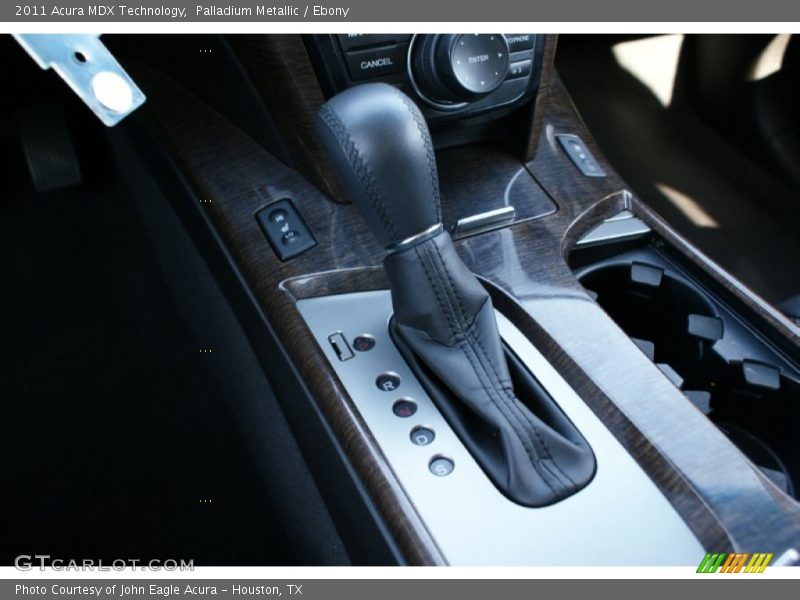 Palladium Metallic / Ebony 2011 Acura MDX Technology