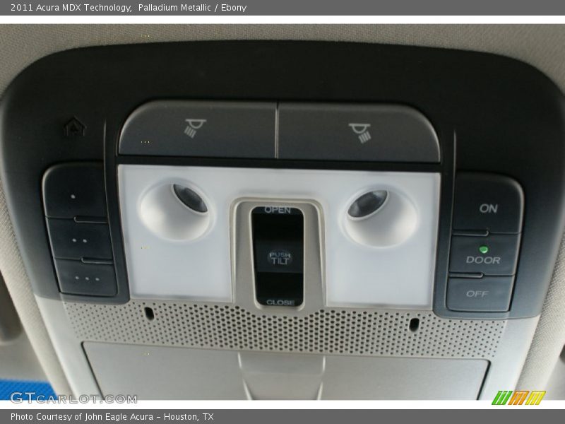 Palladium Metallic / Ebony 2011 Acura MDX Technology