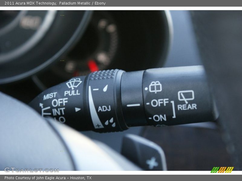 Palladium Metallic / Ebony 2011 Acura MDX Technology