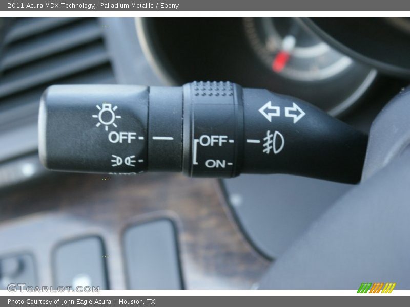 Palladium Metallic / Ebony 2011 Acura MDX Technology