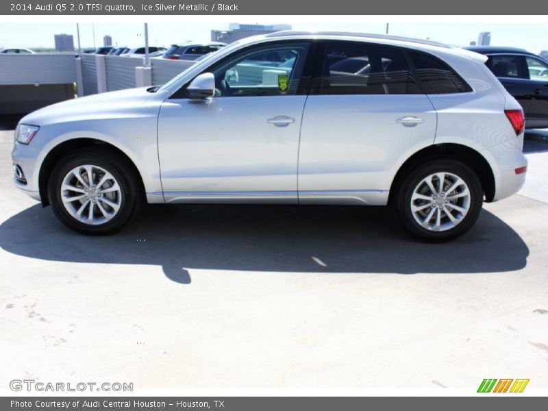 Ice Silver Metallic / Black 2014 Audi Q5 2.0 TFSI quattro