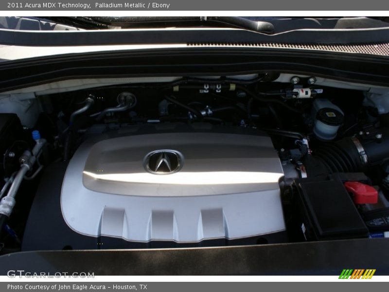 Palladium Metallic / Ebony 2011 Acura MDX Technology