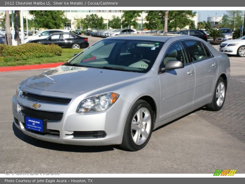 Silver Ice Metallic / Cocoa/Cashmere 2012 Chevrolet Malibu LS