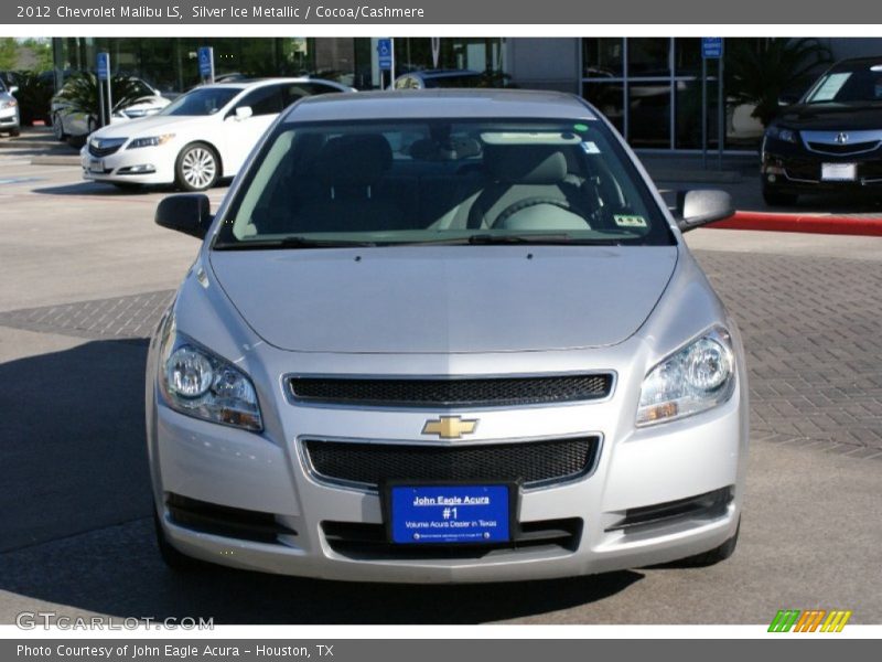 Silver Ice Metallic / Cocoa/Cashmere 2012 Chevrolet Malibu LS