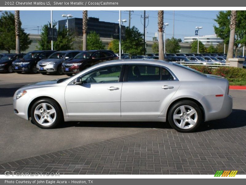 Silver Ice Metallic / Cocoa/Cashmere 2012 Chevrolet Malibu LS
