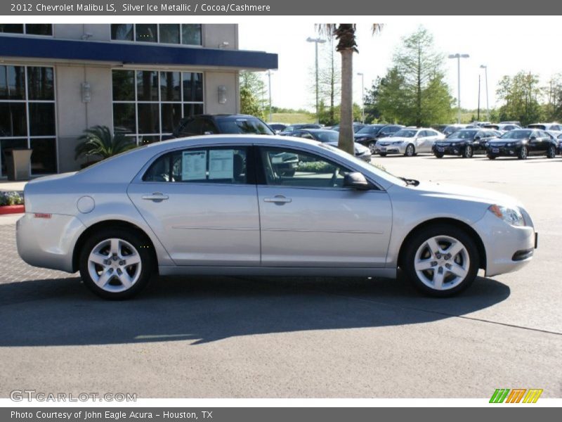 Silver Ice Metallic / Cocoa/Cashmere 2012 Chevrolet Malibu LS