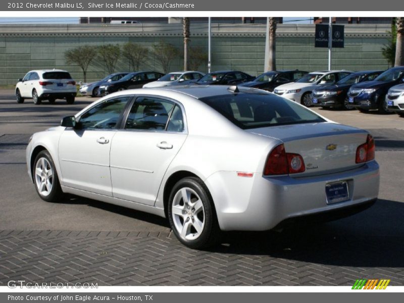 Silver Ice Metallic / Cocoa/Cashmere 2012 Chevrolet Malibu LS