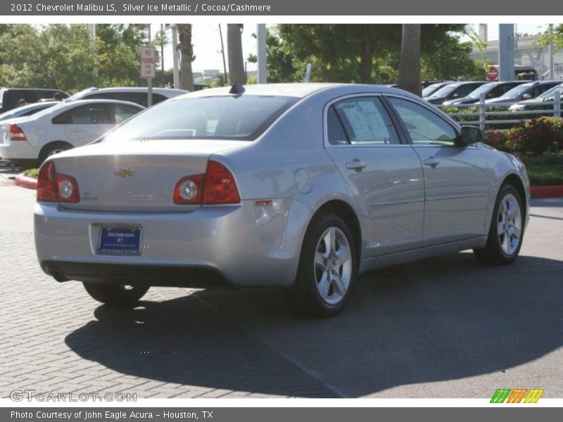 Silver Ice Metallic / Cocoa/Cashmere 2012 Chevrolet Malibu LS