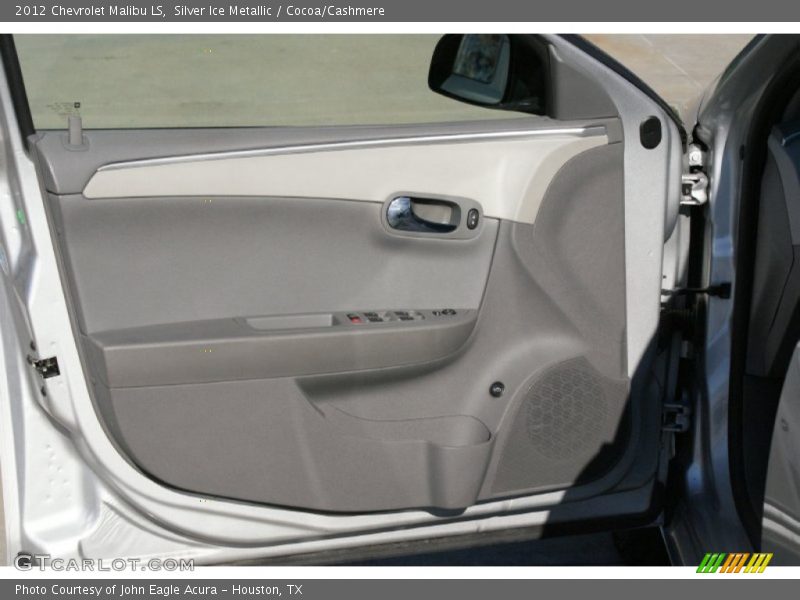 Silver Ice Metallic / Cocoa/Cashmere 2012 Chevrolet Malibu LS