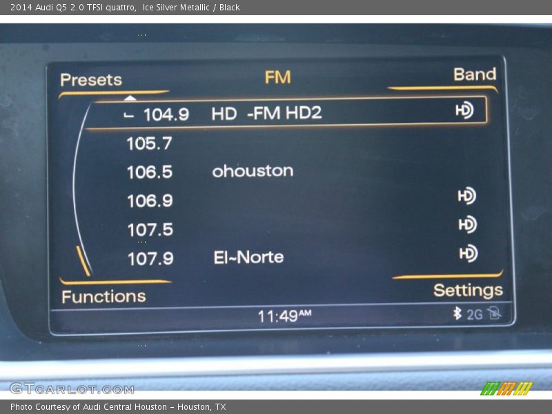 Ice Silver Metallic / Black 2014 Audi Q5 2.0 TFSI quattro