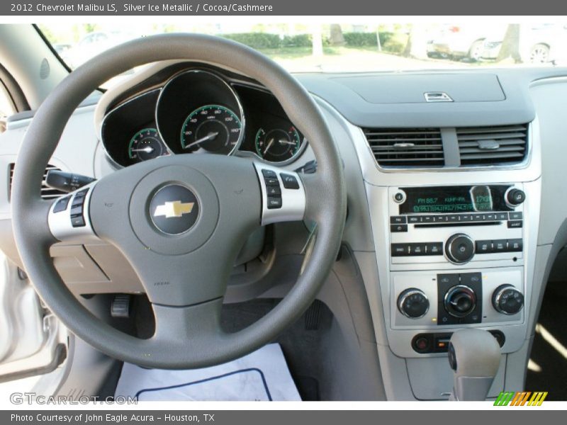 Silver Ice Metallic / Cocoa/Cashmere 2012 Chevrolet Malibu LS