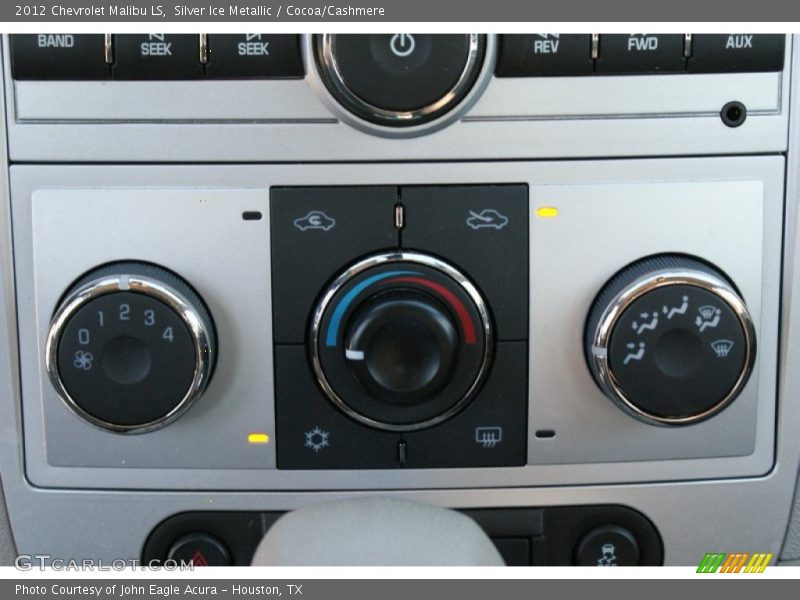Silver Ice Metallic / Cocoa/Cashmere 2012 Chevrolet Malibu LS