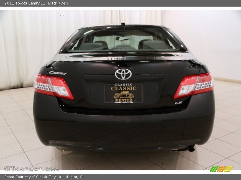 Black / Ash 2011 Toyota Camry LE