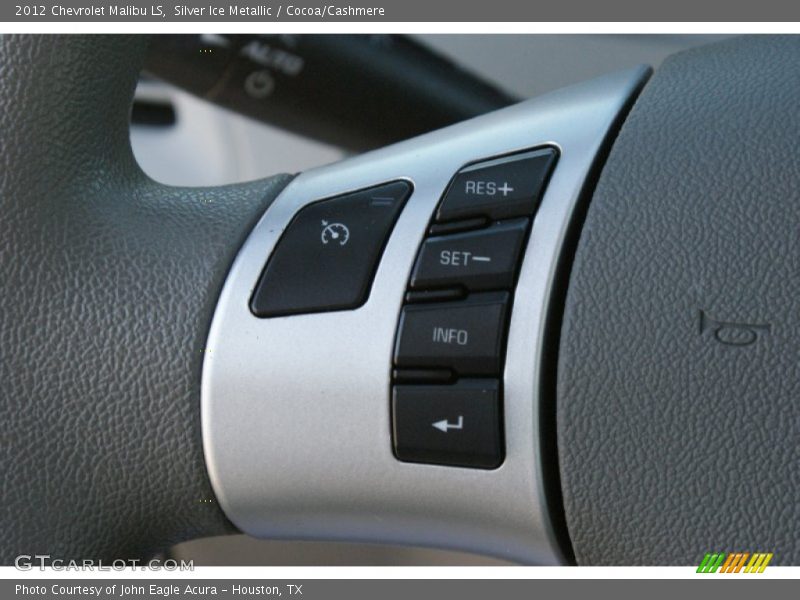 Silver Ice Metallic / Cocoa/Cashmere 2012 Chevrolet Malibu LS