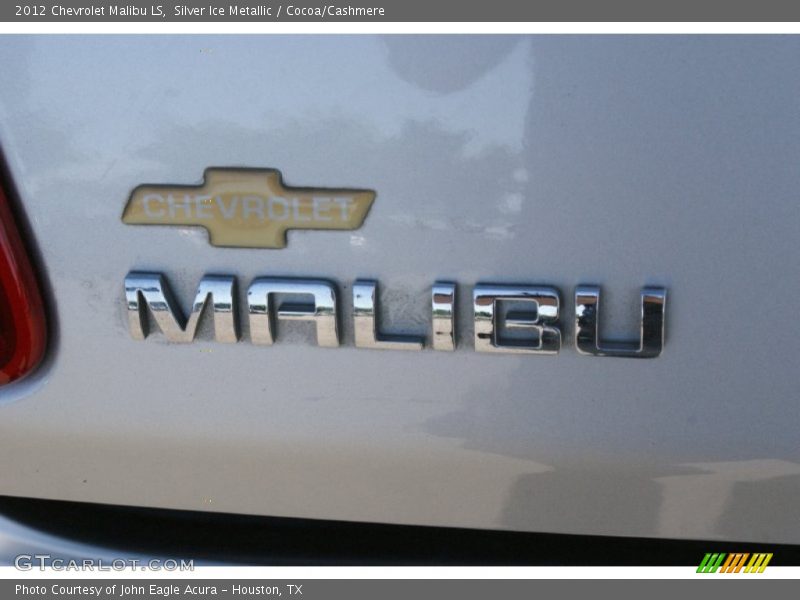Silver Ice Metallic / Cocoa/Cashmere 2012 Chevrolet Malibu LS