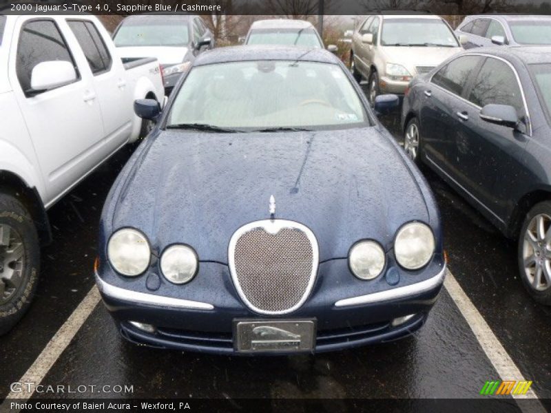 Sapphire Blue / Cashmere 2000 Jaguar S-Type 4.0