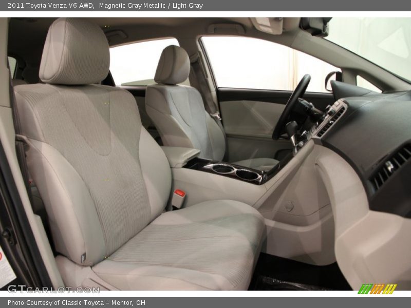 Magnetic Gray Metallic / Light Gray 2011 Toyota Venza V6 AWD