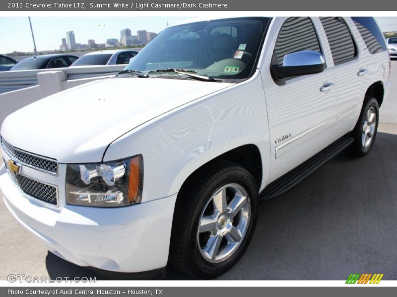 Summit White / Light Cashmere/Dark Cashmere 2012 Chevrolet Tahoe LTZ