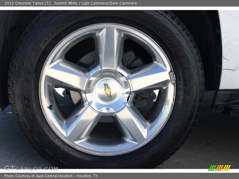Summit White / Light Cashmere/Dark Cashmere 2012 Chevrolet Tahoe LTZ