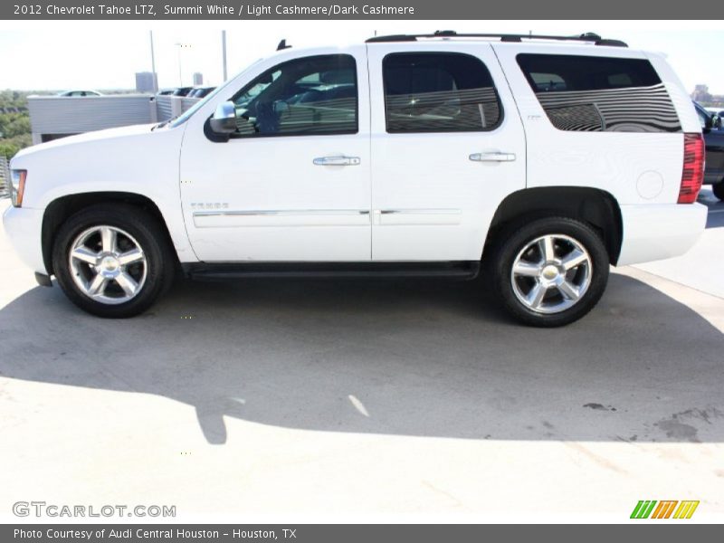 Summit White / Light Cashmere/Dark Cashmere 2012 Chevrolet Tahoe LTZ
