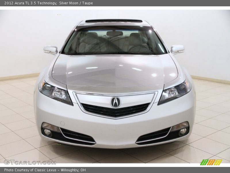Silver Moon / Taupe 2012 Acura TL 3.5 Technology
