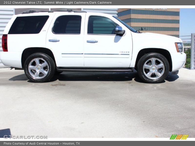 Summit White / Light Cashmere/Dark Cashmere 2012 Chevrolet Tahoe LTZ