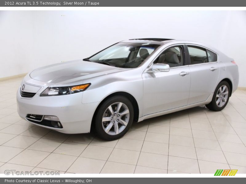Silver Moon / Taupe 2012 Acura TL 3.5 Technology
