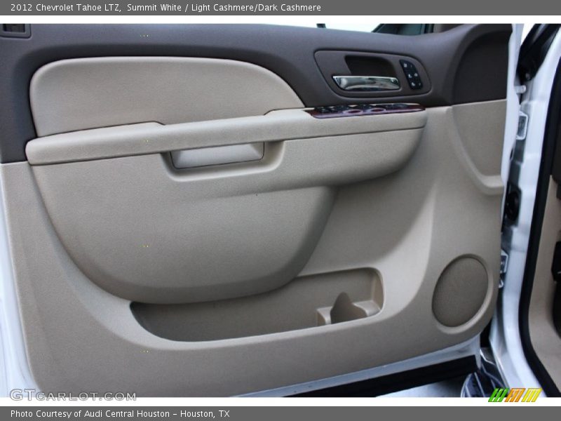 Summit White / Light Cashmere/Dark Cashmere 2012 Chevrolet Tahoe LTZ